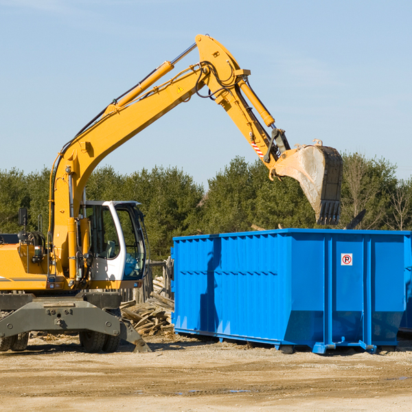 is there a minimum or maximum amount of waste i can put in a residential dumpster in Sharon MI